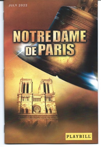 Notre dame paris playbill - de,